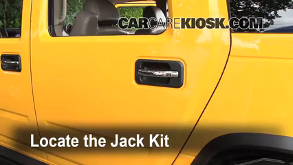 2003 Hummer H2 6.0L V8 Jack Up Car Use Your Jack to Raise Your Car
